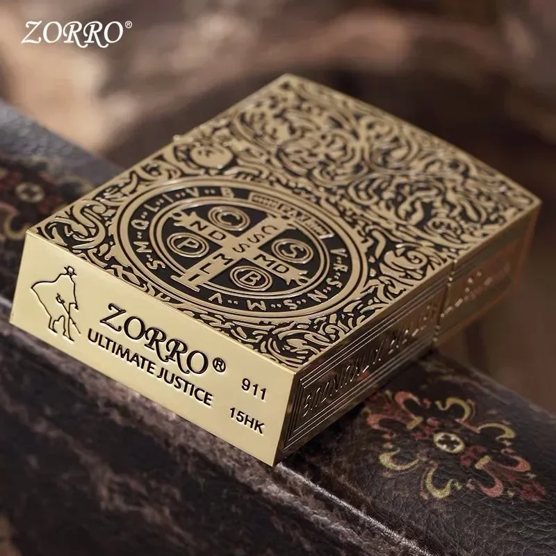 Lighter Insert Zippo - Zorro ไฟแช็คน้ำมันก๊าดทองแดงขนาดใหญ่พิเศษ, อุปกรณ์เสริมการสูบบุหรี่ไฟแช็คเกราะหนักพิเศษ