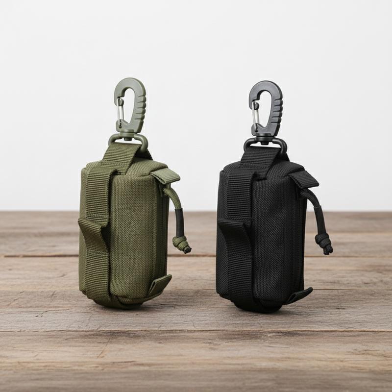 Edc Carry Case - กระเป๋า EDC สำหรับกิจกรรมกลางแจ้ง, ซิปใส่บัตร, กระเป๋าใส่เครื่องมือขนาดเล็ก, กระเป๋าคาดเอวแบบพกพาสำหรับการล่าสัตว์และการตั้งแคมป์