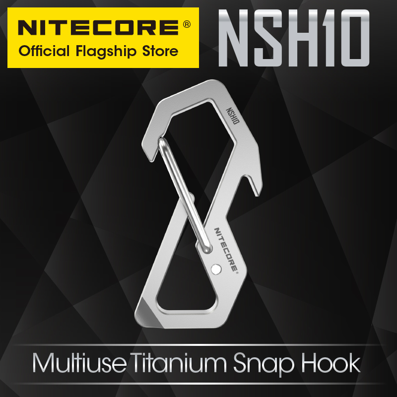 Edc Carry Kit - NITECORE NSH10 Multiuse ไทเทเนียม Snap Hook