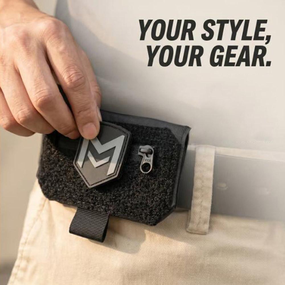 Edc Carry Case - กระเป๋าคาดเอวสำหรับเดินทางแบบซ่อน, เข็มขัดกันขโมยสำหรับเงินสดและบัตร, กระเป๋าคาดเอว EDC ขนาดกะทัดรัด, กระเป๋าสตางค์ยุทธวิธีเพื่อความปลอดภัย
