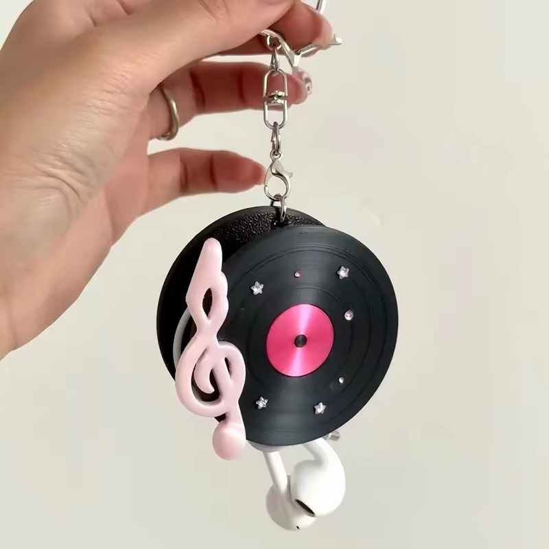 Cable Winder Keychain - ที่เก็บสายหูฟังแบบวินเทจสไตล์เกาหลี รูปดาวน่ารัก ที่จัดเก็บสายหูฟัง ของขวัญจี้ขนาดเล็ก