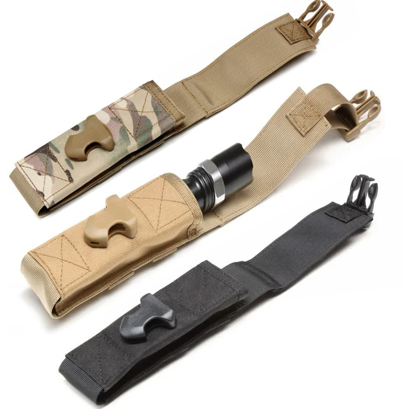 Edc Carry Flashlight - กระเป๋าใส่ไฟฉายผู้ถือกรณี MOLLE EDC เครื่องมือเอวกระเป๋ากีฬากลางแจ้งตั้งแคมป์เดินป่าการล่าสัตว์อุปกรณ์เสริมกรรไกรฝาครอบ