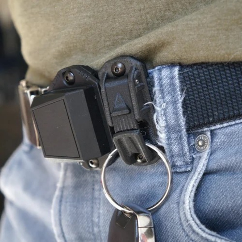 Edc Carry Kit - คลิปหนีบเข็มขัดอเนกประสงค์สำหรับกระเป๋าเป้ ตะขอแขวนอุปกรณ์หนัก คลิปหนีบกุญแจสำหรับเข็มขัด เหมาะสำหรับการช่วยเหลือ ฉุกเฉิน เอาตัวรอด