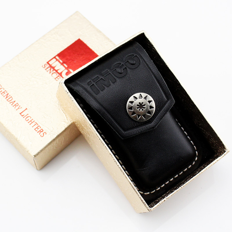 Lighter Insert Zippo - คลาสสิกสีดำ Cgarette ของแท้หนังไฟแช็กสำหรับ IMCO ออสเตรียไฟแช็คคุณภาพสูงกระเป๋าเอวอุปกรณ์