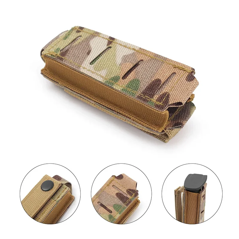 Molle 9 มม.นิตยสาร Pouch Singl - Edc Carry Flashlight บทวิจารณ์และราคา