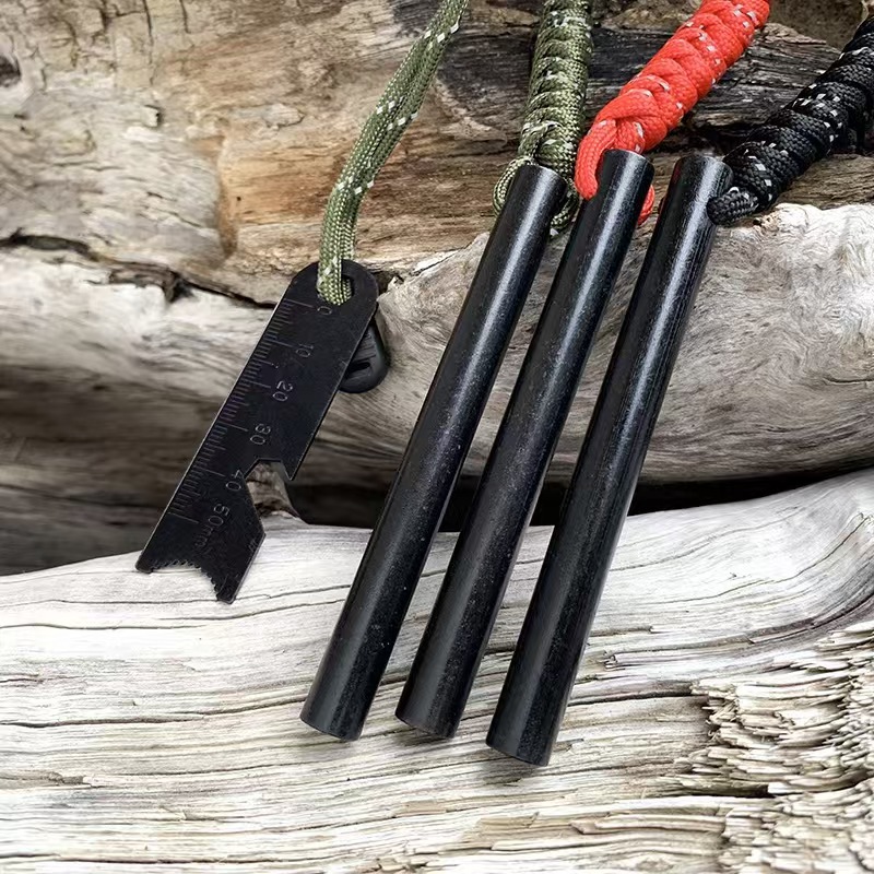 แท่งเหล็กเฟอร์โรเซเรียมอเนกประ - Ferro Rod Striker บทวิจารณ์และราคา