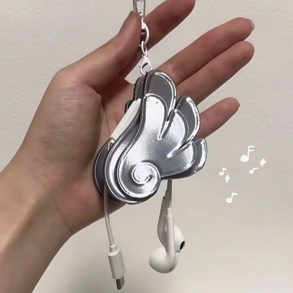 พวงกุญแจที่เก็บสายเคเบิลรูปปีก - Cable Winder Keychain บทวิจารณ์และราคา