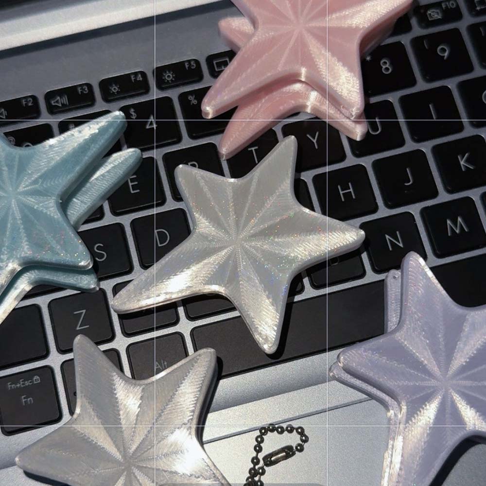 ที่เก็บสายเคเบิล 3 มิติ รูปดาว - Cable Winder Keychain บทวิจารณ์และราคา