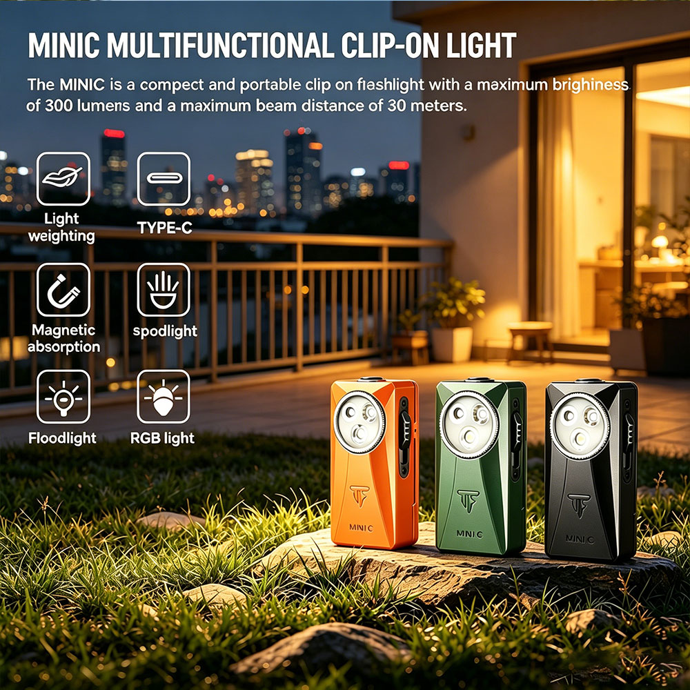 Trustfire MINIC ไฟฉาย EDC ความ - Edc Carry Flashlight บทวิจารณ์และราคา