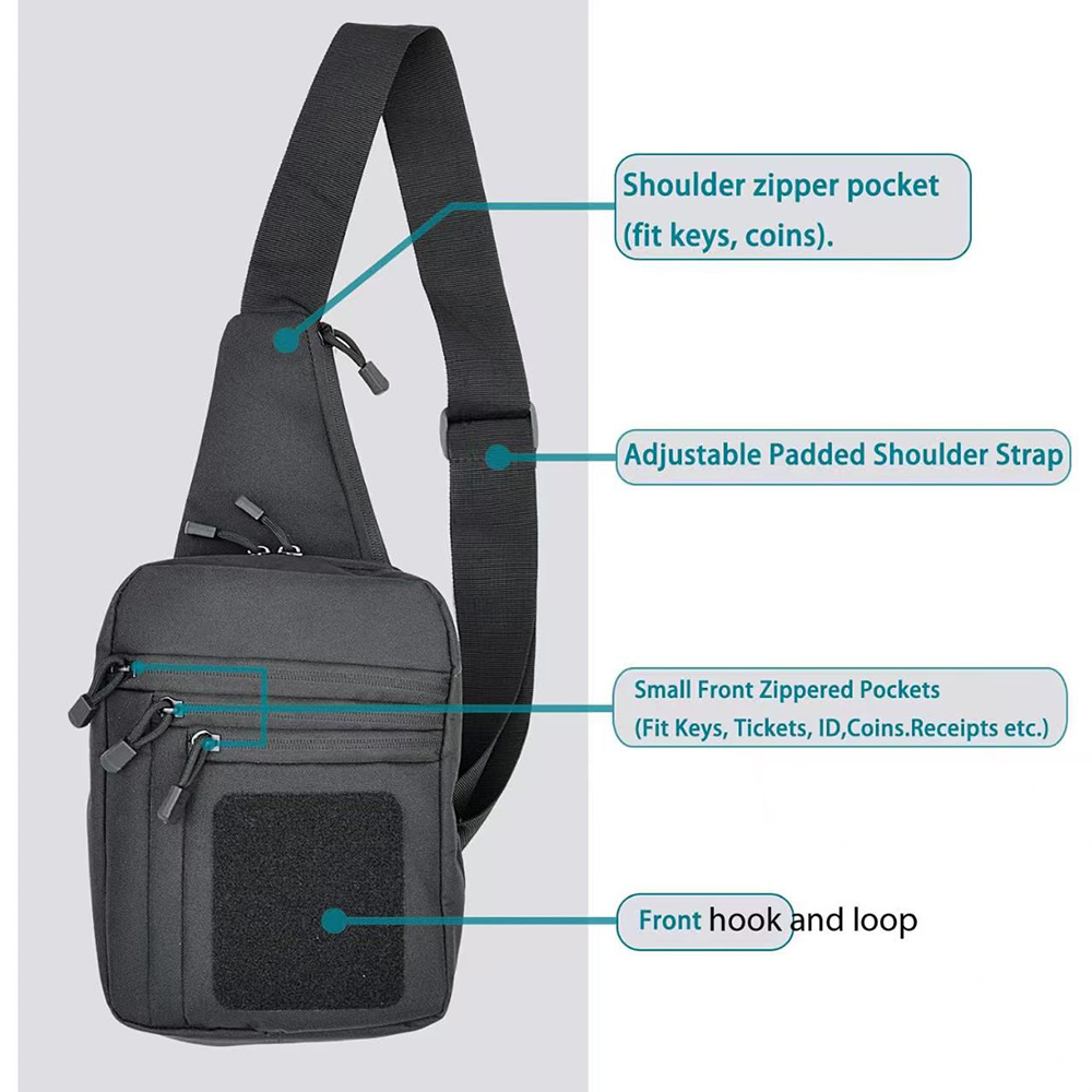 กระเป๋าสำหรับผู้ชายและผู้หญิง  - Edc Concealed Carry Bag บทวิจารณ์และราคา