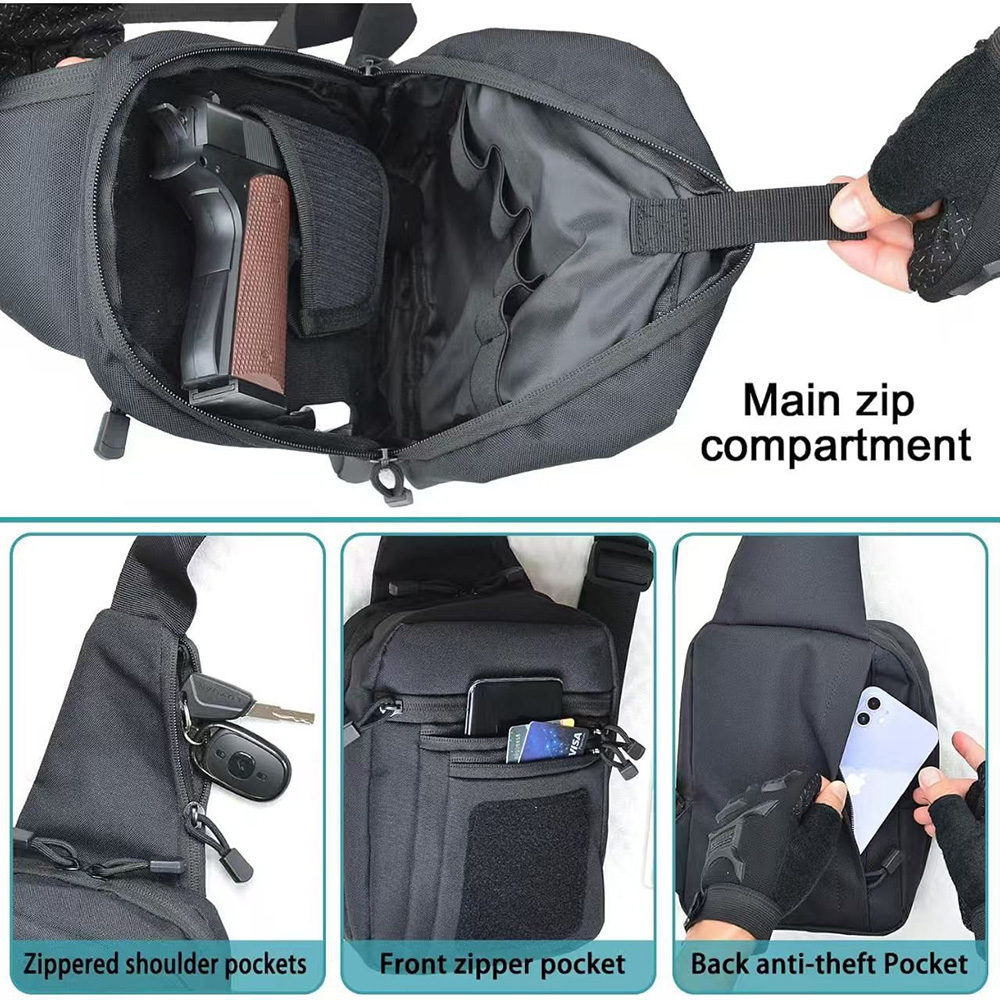 กระเป๋าสำหรับผู้ชายและผู้หญิง  - Edc Concealed Carry Bag บทวิจารณ์และราคา