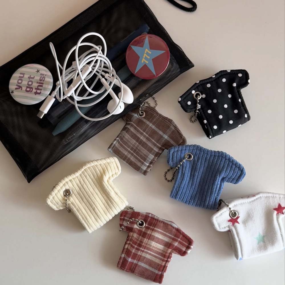 ที่เก็บสายเคเบิลรูปทรงเสื้อผ้า - Cable Winder Keychain บทวิจารณ์และราคา
