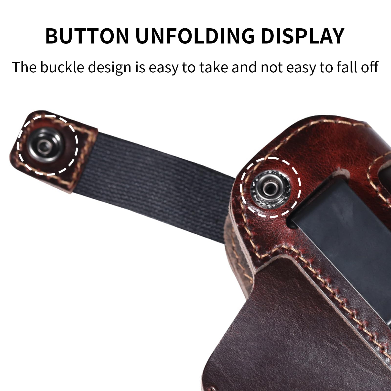 ยุทธวิธีหนังปกปิดพกพา Glock Ho - Edc Carry Belt Leather บทวิจารณ์และราคา