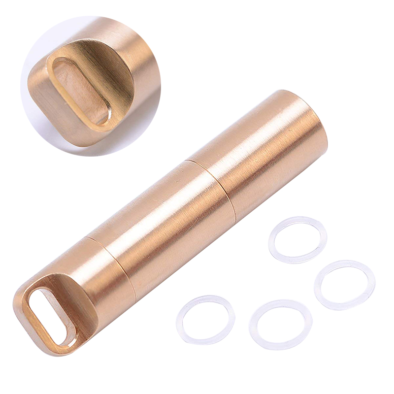กันน้ำทองเหลือง Airtight Water - Pill Fob Capsule บทวิจารณ์และราคา