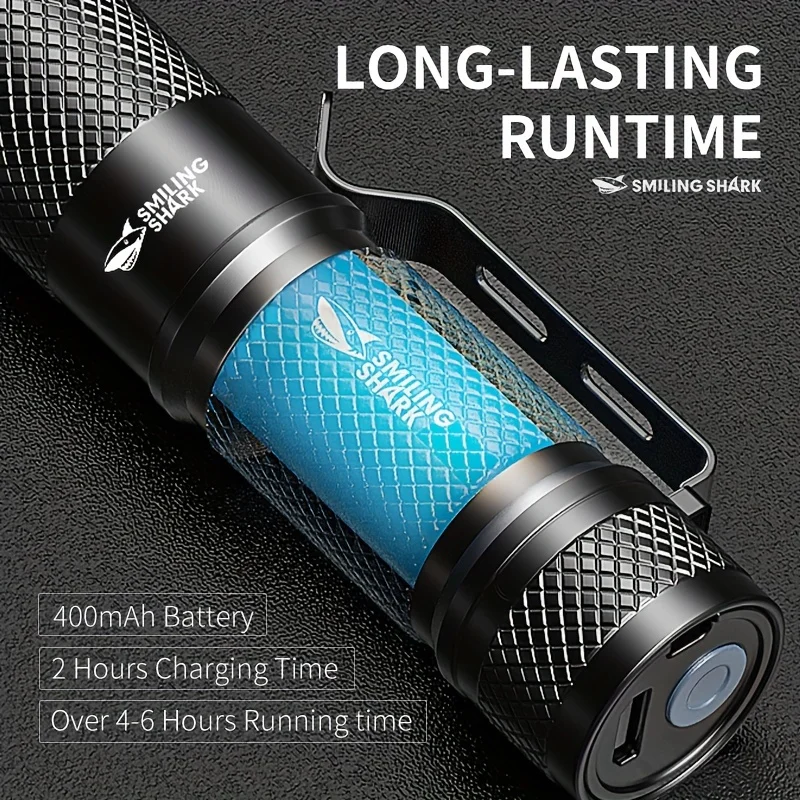 SMILING SHARK ไฟฉาย LED ขนาดเล - Edc Carry Flashlight บทวิจารณ์และราคา