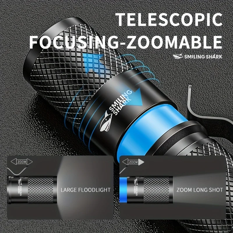 SMILING SHARK ไฟฉาย LED ขนาดเล - Edc Carry Flashlight บทวิจารณ์และราคา