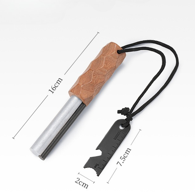 แท่งจุดไฟแมกนีเซียมสำหรับกิจกร - Ferro Rod Striker บทวิจารณ์และราคา