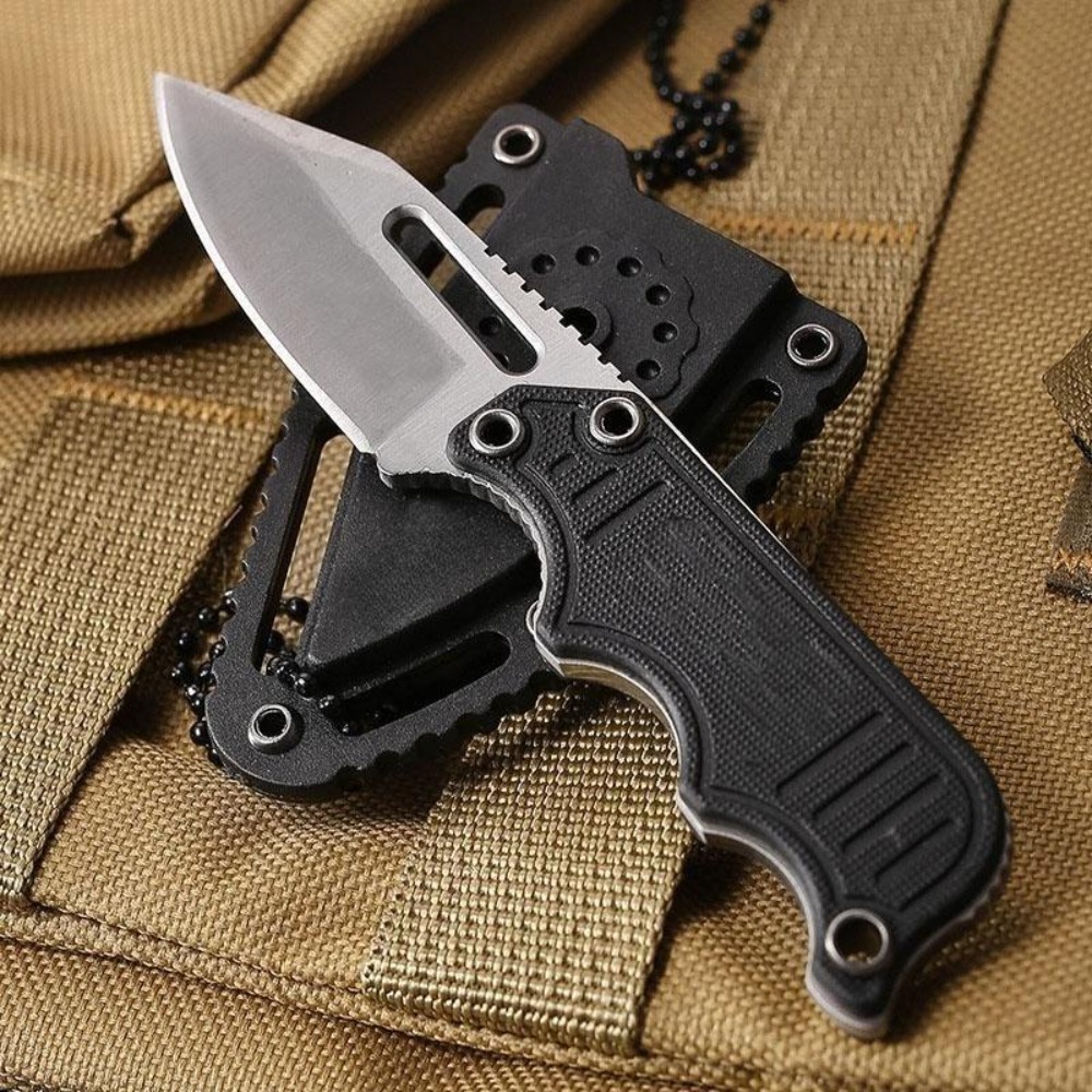 มีดพกพาแบบคล้องคอพร้อมปลอก Kyd - Edc Carry Fixed Blade บทวิจารณ์และราคา
