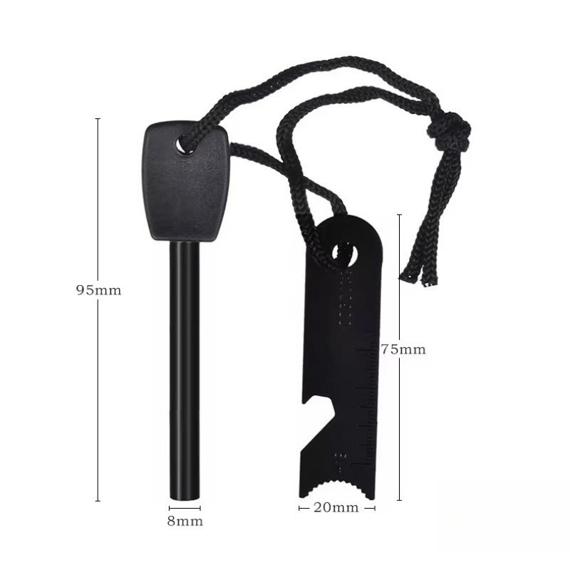 ชุดจุดไฟฉุกเฉินสำหรับเอาตัวรอด - Ferro Rod Striker บทวิจารณ์และราคา