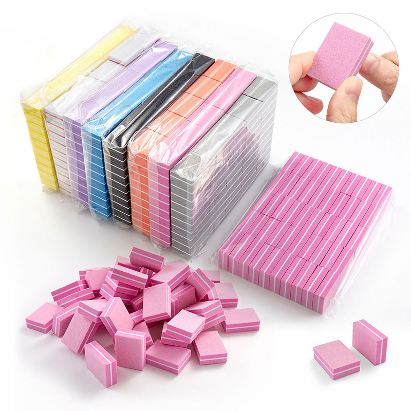 10/50pcs MINI Nails Art บัฟเฟอ - Nail File Titanium บทวิจารณ์และราคา