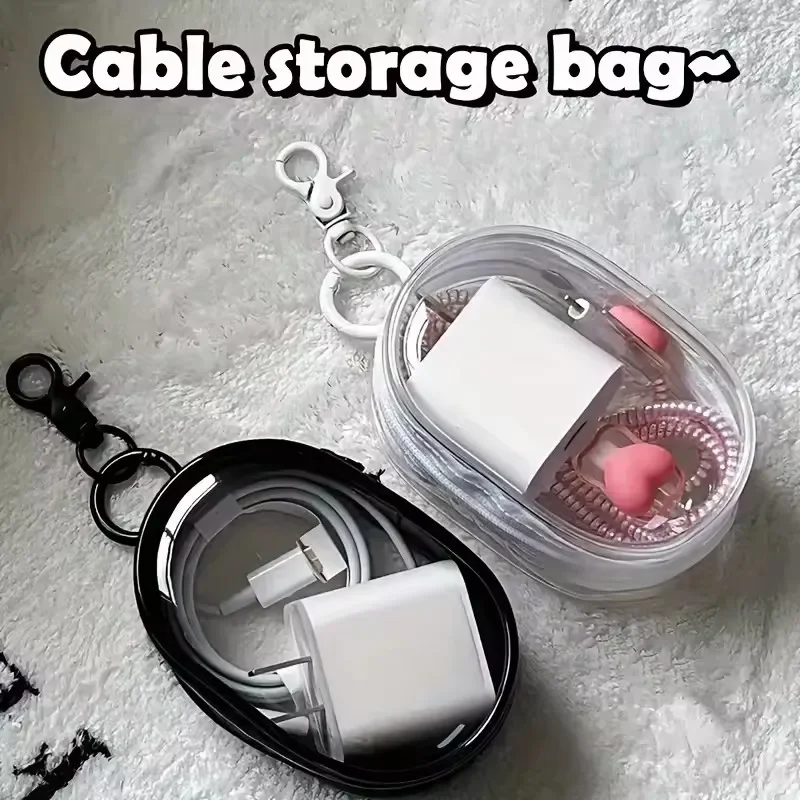 กระเป๋าเก็บของแบบซิปใสขนาดพกพา - Cable Winder Keychain บทวิจารณ์และราคา