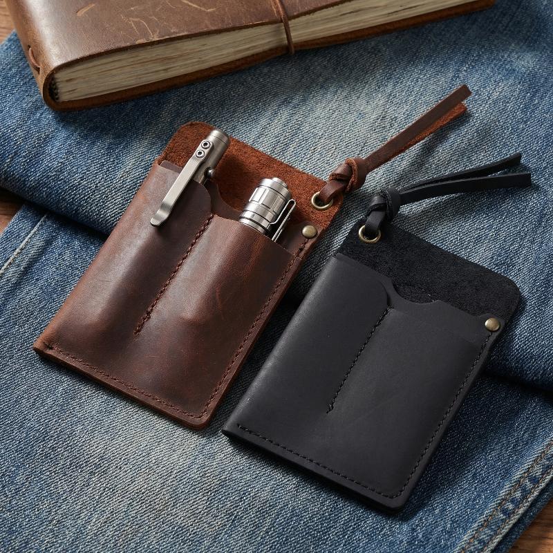 ซองใส่เครื่องมือ EDC หนังแท้ทำ - Edc Carry Belt Leather บทวิจารณ์และราคา
