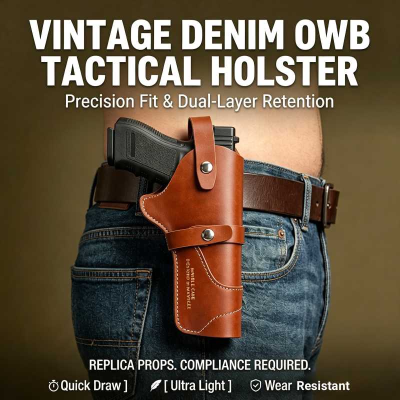 ซองปืนหนังวินเทจแบบ OWB สำหรับ - Edc Carry Belt Leather บทวิจารณ์และราคา