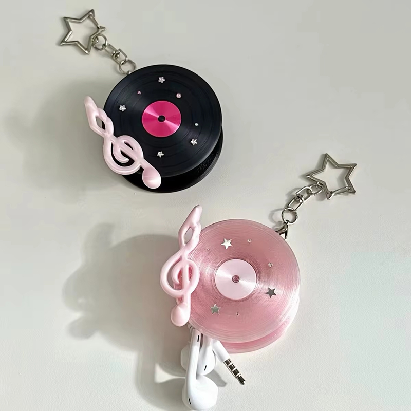ที่เก็บสายหูฟังแบบวินเทจสไตล์เ - Cable Winder Keychain บทวิจารณ์และราคา