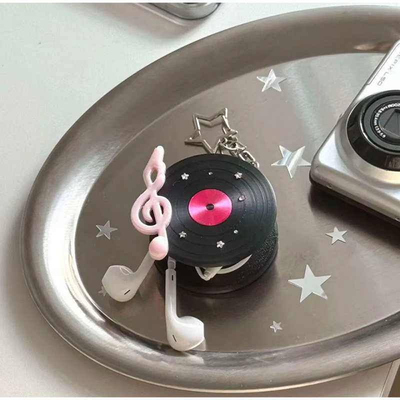 ที่เก็บสายหูฟังแบบวินเทจสไตล์เ - Cable Winder Keychain บทวิจารณ์และราคา