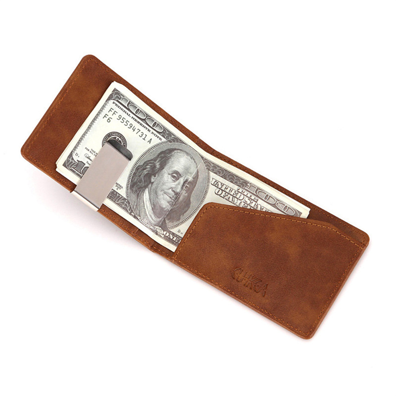 แฟชั่นผู้ชาย PU หนัง Bifold คล - Money Clip Magnetic บทวิจารณ์และราคา