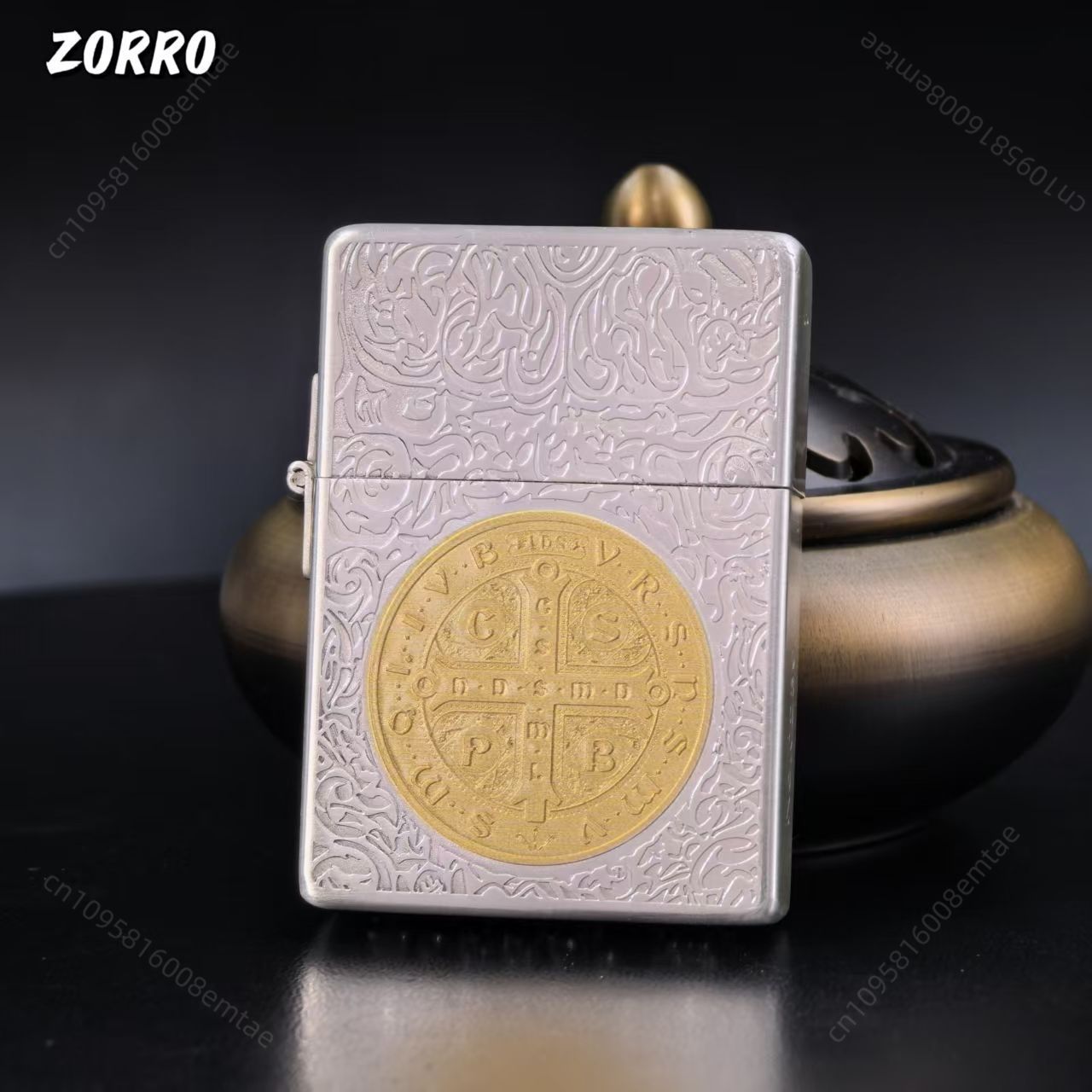 ไฟแช็ค Zorro 906 สีเงิน-ทอง รุ - Lighter Insert Zippo บทวิจารณ์และราคา
