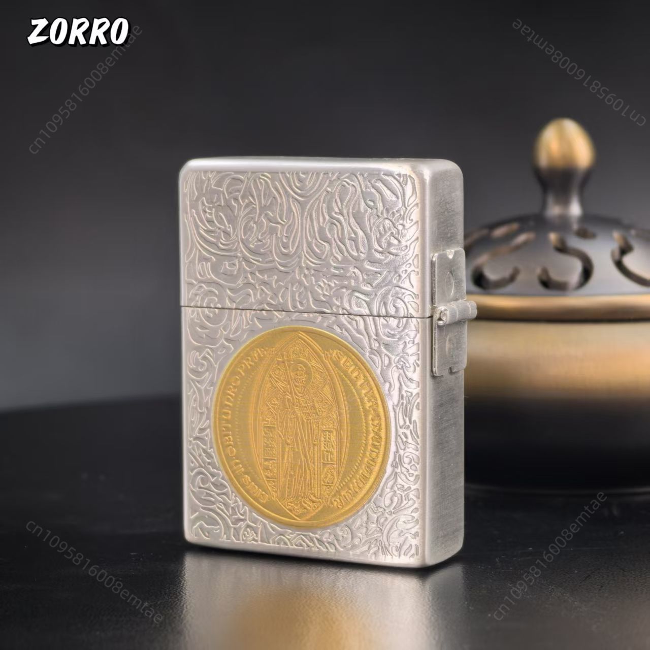 ไฟแช็ค Zorro 906 สีเงิน-ทอง รุ - Lighter Insert Zippo บทวิจารณ์และราคา