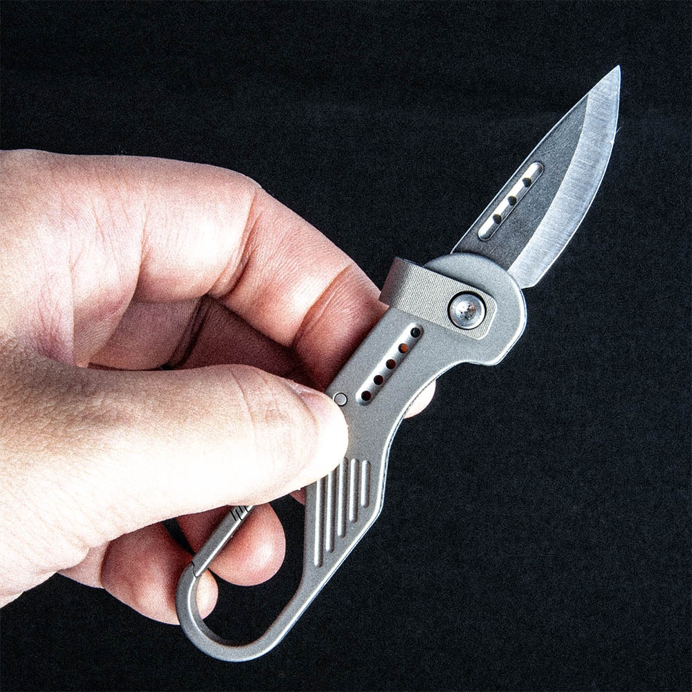 พวงกุญแจโลหะผสมไทเทเนียม มีดพั - Edc Carry Essentials บทวิจารณ์และราคา