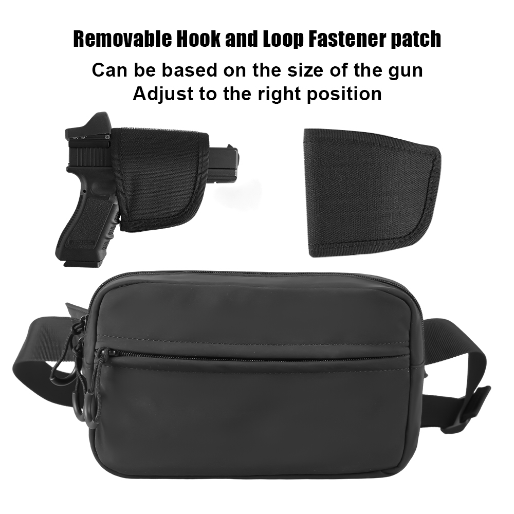 ยุทธวิธีCrossbodyกระเป๋าปืนพกเ - Edc Concealed Carry Bag บทวิจารณ์และราคา