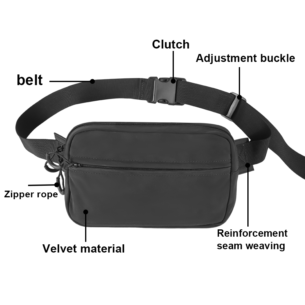 ยุทธวิธีCrossbodyกระเป๋าปืนพกเ - Edc Concealed Carry Bag บทวิจารณ์และราคา