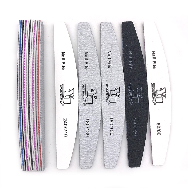 ชุดตะไบเล็บ5ชิ้น/ล็อตขนาด80/10 - Nail File Titanium บทวิจารณ์และราคา