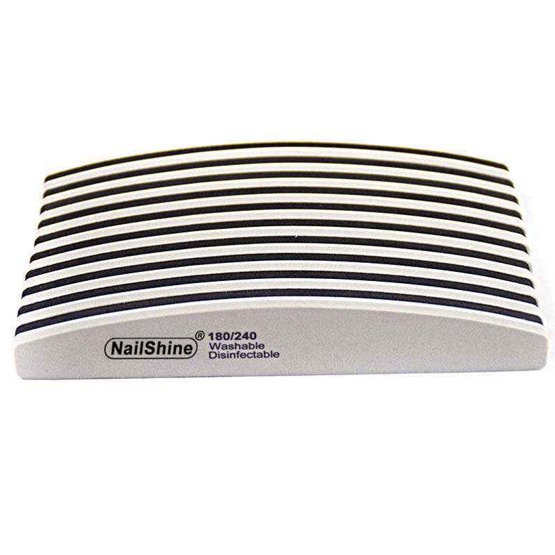 5pcs ฟองน้ําบล็อกเล็บแฟ้ม 180/ - Nail File Titanium บทวิจารณ์และราคา