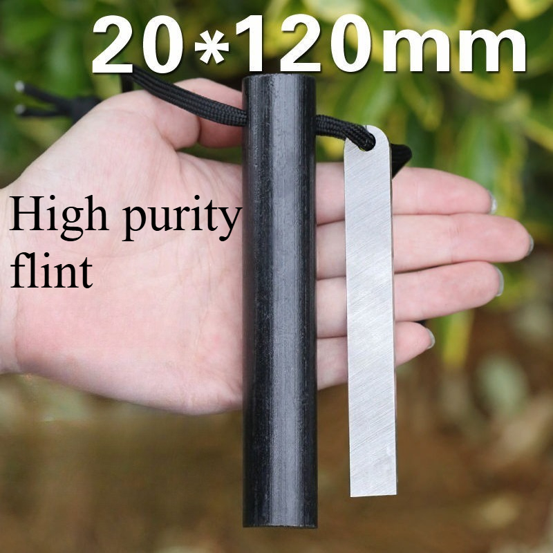 ชุดจุดไฟฉุกเฉิน - หินเหล็กไฟขน - Ferro Rod Striker บทวิจารณ์และราคา