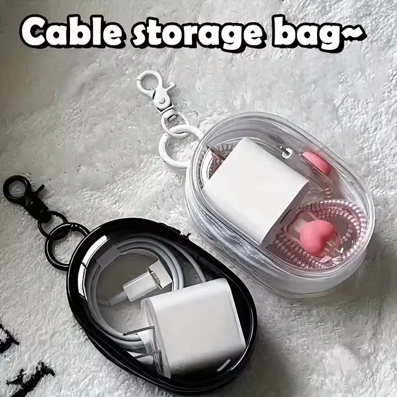 กระเป๋าเก็บของแบบซิปใสขนาดพกพา - Cable Winder Keychain บทวิจารณ์และราคา