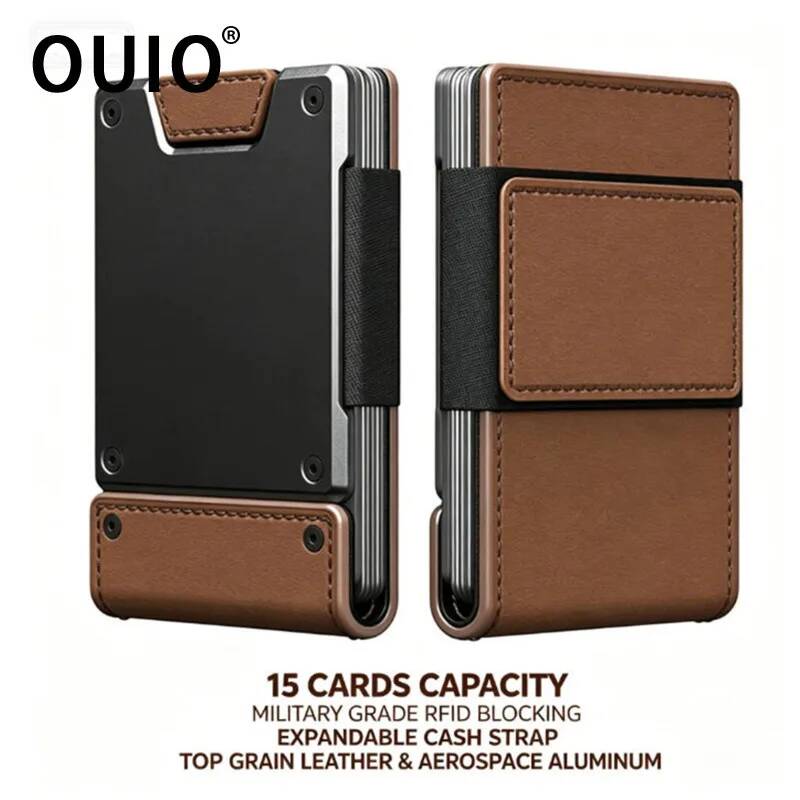 กระเป๋าสตางค์หนังแบบมินิมอลสำห - Money Clip Magnetic บทวิจารณ์และราคา
