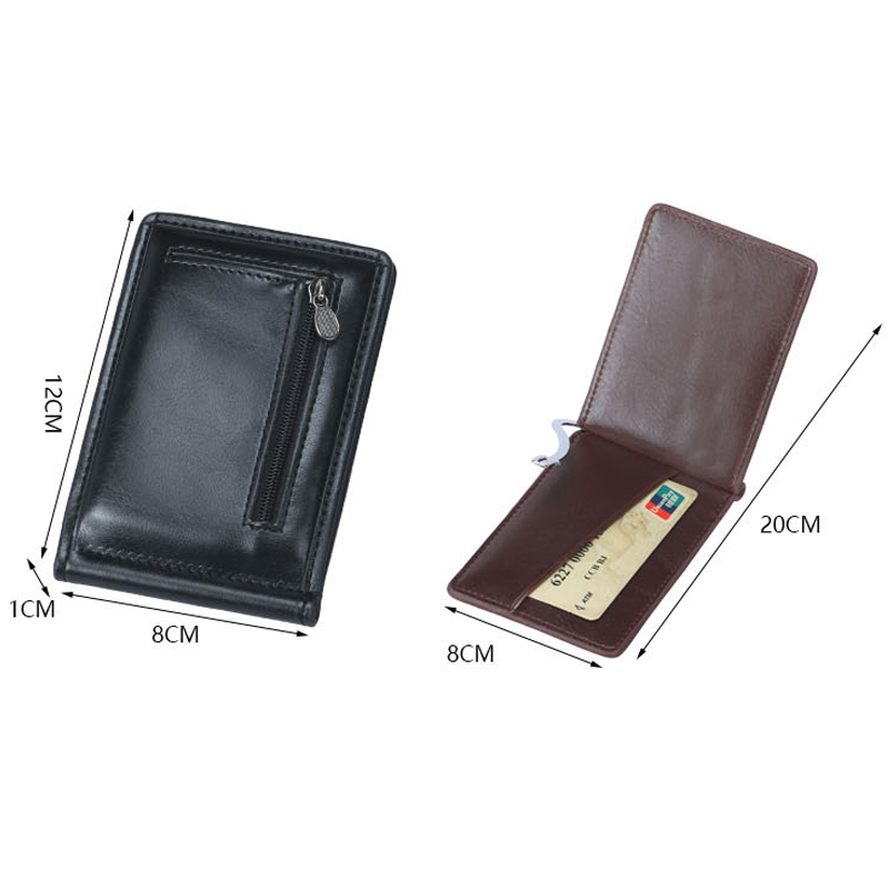ใหม่ MINI หนังผู้ชายคลิปเงินกร - Money Clip Magnetic บทวิจารณ์และราคา